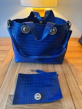 Versace Jeans Blue Underarm Handbag - New with Tags