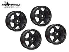 Compomotive Black Alloy Wheels - PD1881BLACK PD1881 8 x 18 ET44 x 4 Fits - D3/D4