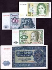 East & West Germany banknotes