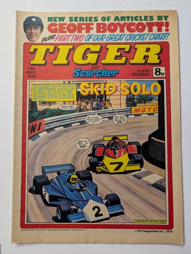 Tiger and scorcher comic - tiger,