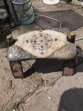 Vintage Egyptian Saddle Chair