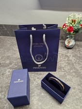 Swarovski 'Genuine Gold Coloured Bangle Still In Box/Bag  ideal christmas gift