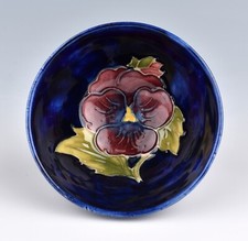 Moorcroft Pottery Blue Ground