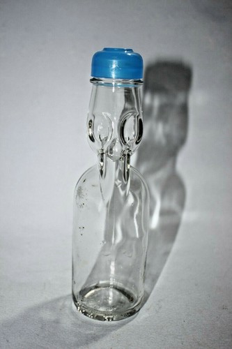 Codd marble neck bottle blue - neck,