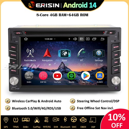 64gb double din android car - 64gb,