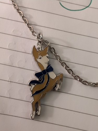 Babycham deer necklace - babycham,