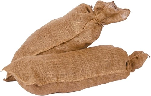 Hessian sand bags flood - sand,