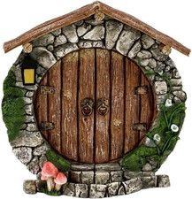 Fairy Garden Doors and Windows for Trees Miniature Fairy Gnome,Sculptures and St