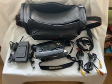 PANASONIC NV-R30B VHS-C SLIM PALMCORDER CAMCORDER UNTESTED