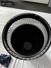 JOHN ROCHA AT WATERFORD BLACK CUT VASE 11.8 IN