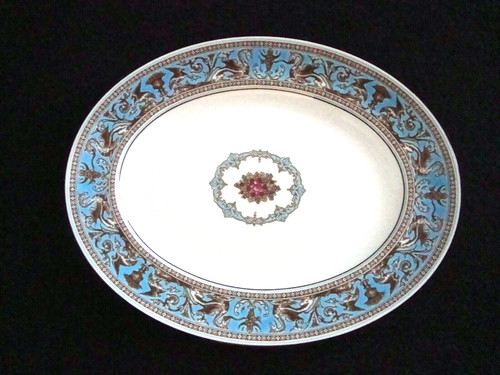 Wedgwood turquoise florentine - turquoise,