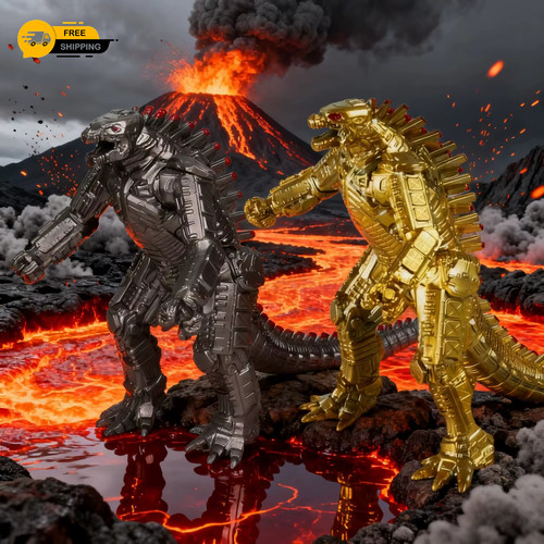 Gold mechagodzilla kong - gold,