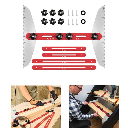 26pcs stair tread template - tread,