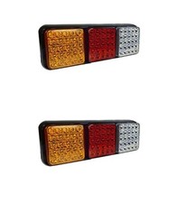 2 x LED Modular Lamp Stop Tail Indicator Reverse Light Ifor Williams Trailer