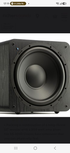 Svs 1000ba inch - sb-1000ba, 300w