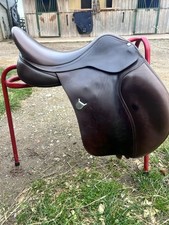 Bates C Air 17  Inch Saddle Adjustable Gullet In Brown Leather