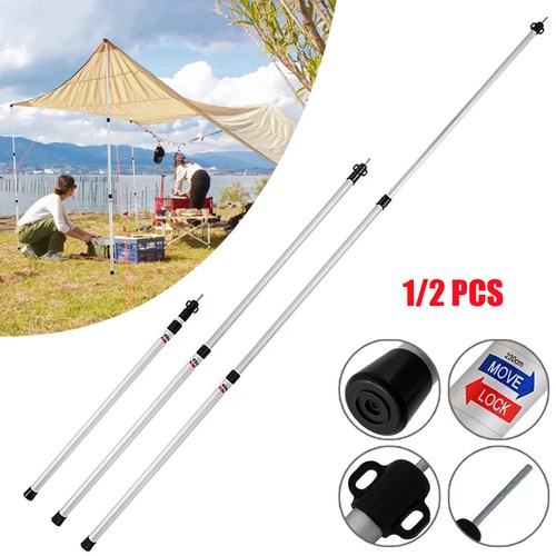 230cm tent poles - 1/2x,