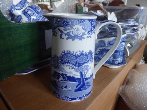 Spode blue italian - , jug