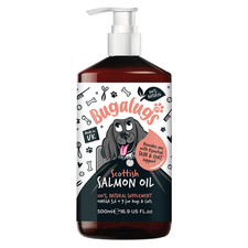 Scottish Salmon Oil 500ml with Pump 100% Pure Oil for Dogs, Cats & Ferrets Omega