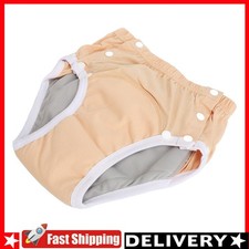 Adult Washable Cloth Diaper Leak-Proof Breathable Cotton Incontinence Nappy XXL