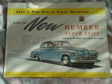 Humber Super Snipe brochure