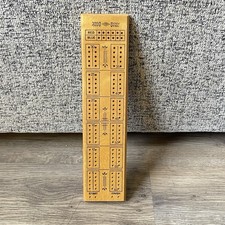 Vintage Wooden Cribbage Board