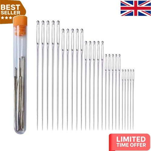 Stainless steel sewing needles - steel,