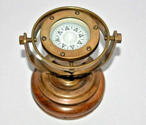 Nautical brass gimballed - nautical,