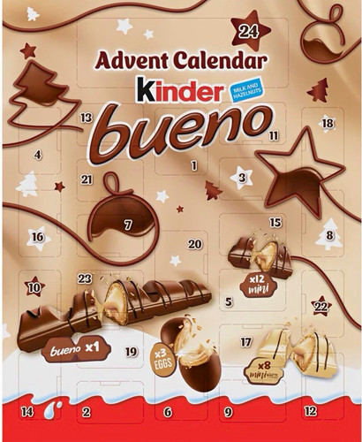 Kinder bueno advent calendar - kinder,