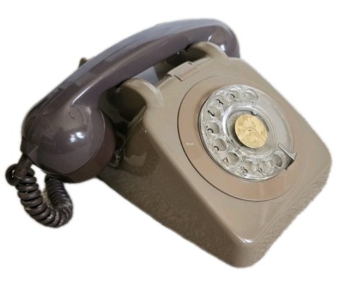 Vintage rotary dial phone - vintage,