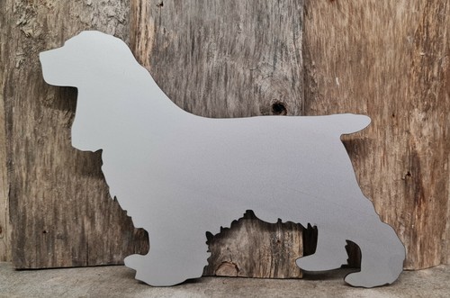 Cocker spaniel metal - metal, sign
