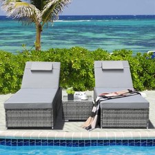 Outdoor Sun Loungers Rattan