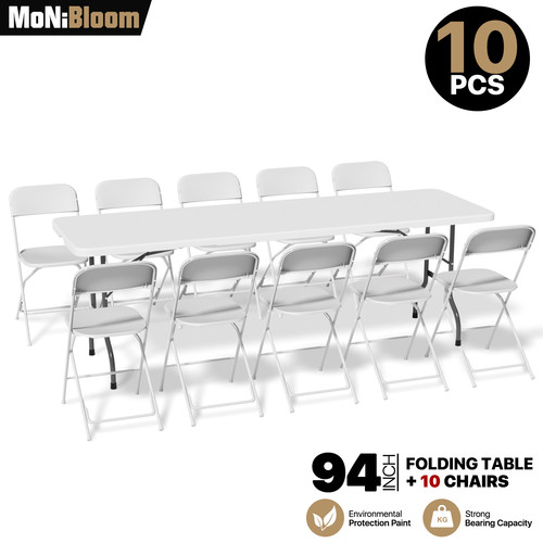 Set folding chair 8 ft - of,