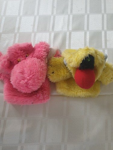 Monster munch hand puppets - monster,