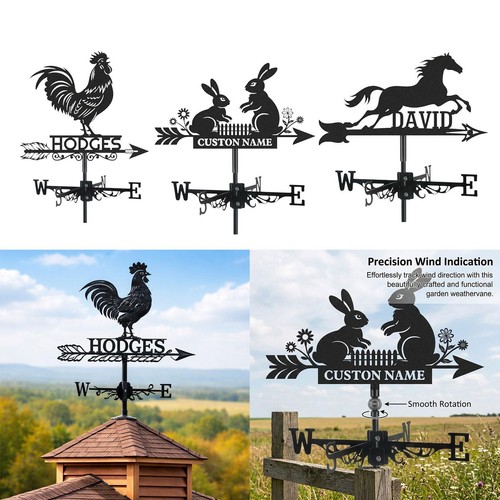Metal weather vane
