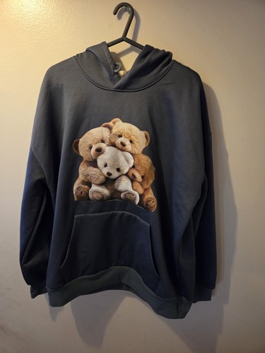 Womens teddy bear hoodie - bear,
