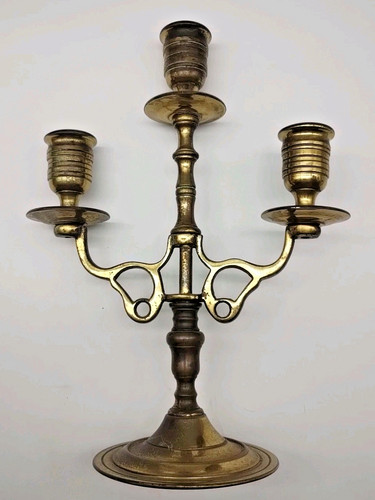 Candelabra brass vtg peerage - brass,