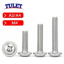 M4 (4mmØ) Phillips Flanged