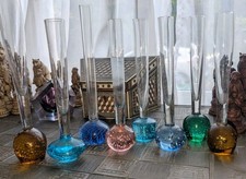 mid century bubble glass set