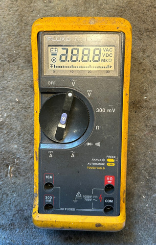 Working fluke multimeter - working,