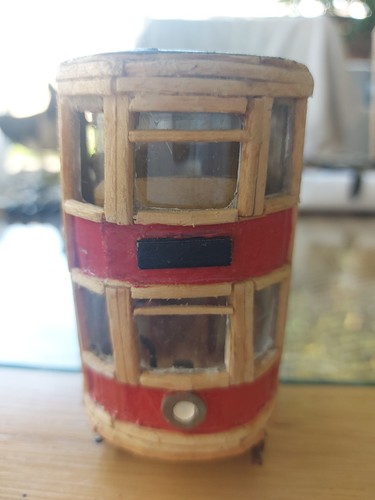 Vintage scratch built tram - vintage,