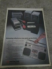 (-0-) HITACHI GHETTO BLASTER