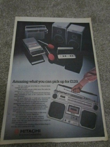 Hitachi ghetto blaster - ghetto,