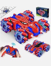 Spider Remote Control Stunt Racing Car with LED Lights,  Upright 360° Flips Xmas