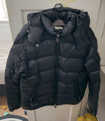 Moncler maya jacket black - moncler,