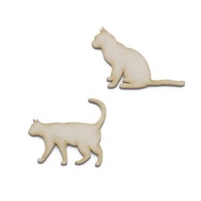 Cat Shapes MDF Craft Shapes