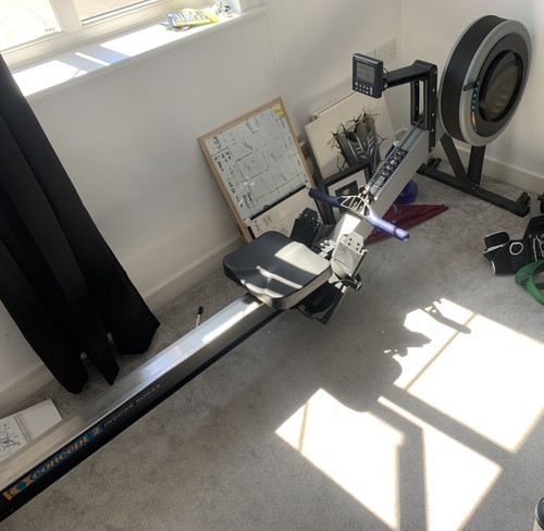 Concept rowing machine - rowing, model