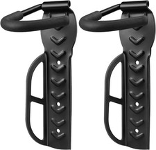2 x Bike Storage Wall Mounted Hook Bicycle Rack Hanger Holder Garage Steel Stand