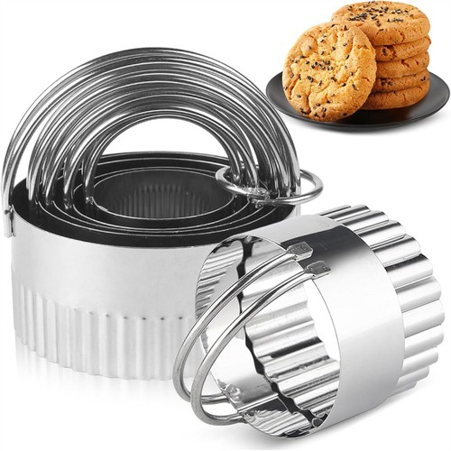 5pcs stainless steel cookie - steel,