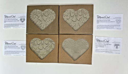Pampered chef stoneware molds - pampered,